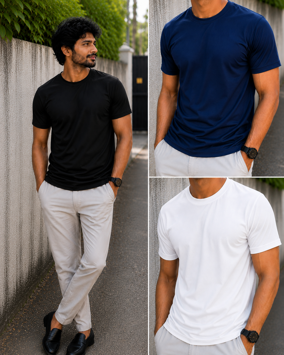 Solid T-shirt Combo 1