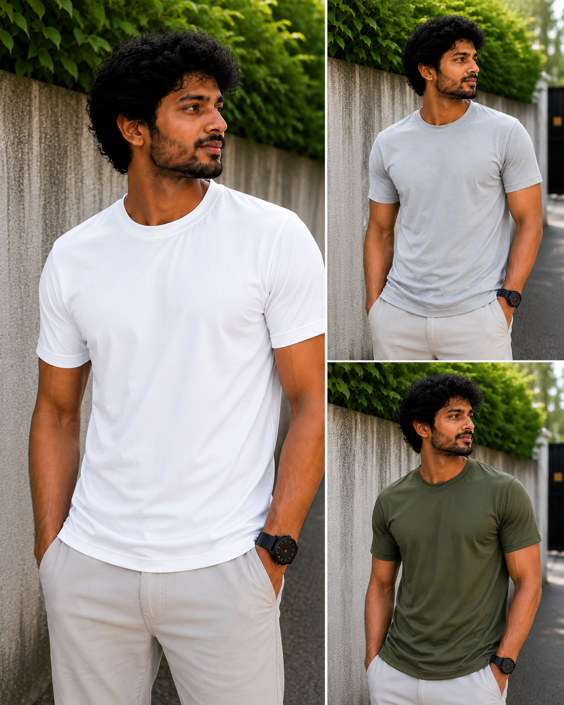 Solid T-shirt Combo 10