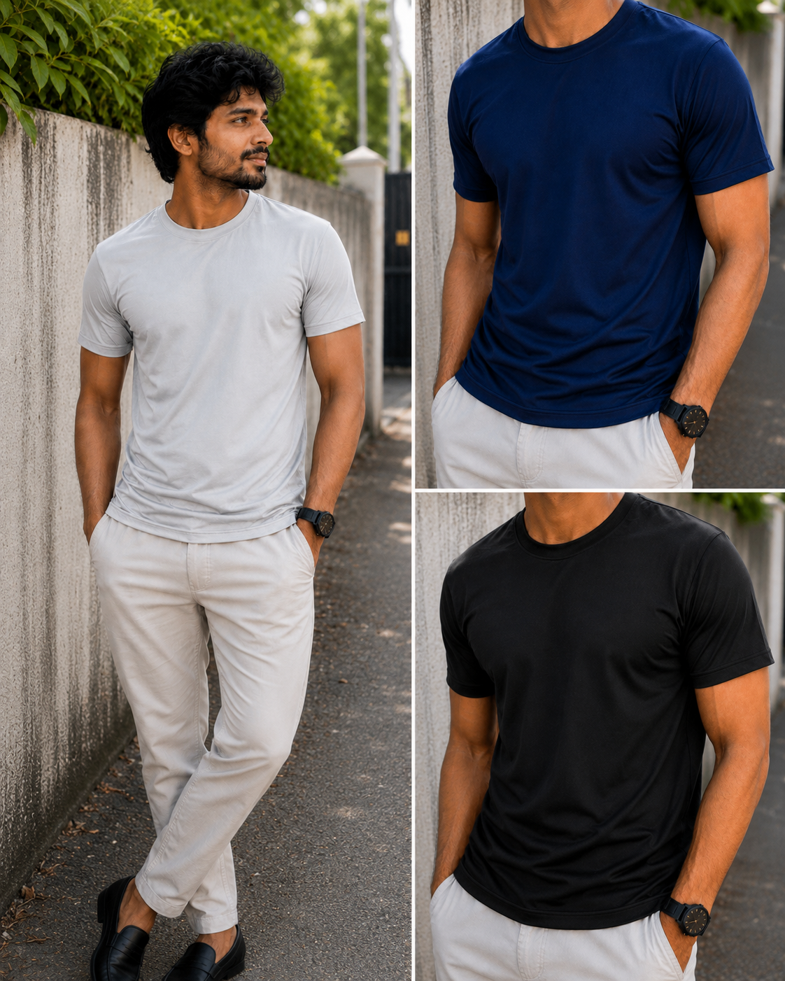Solid T-shirt Combo 2