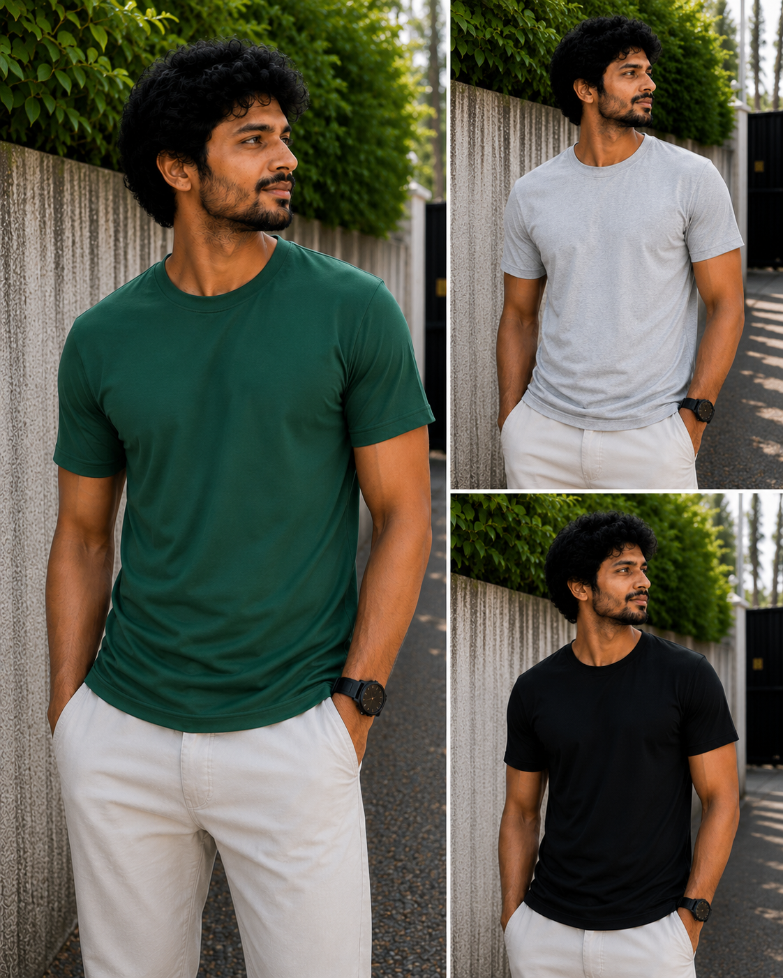 Solid T-shirt Combo 20